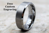 Tungsten Ring, Men's Tungsten Wedding Band, Men's Tungsten Ring, Tungsten Band, Tungsten, Men's Tungsten, Personalized Engraving, Men's Ring